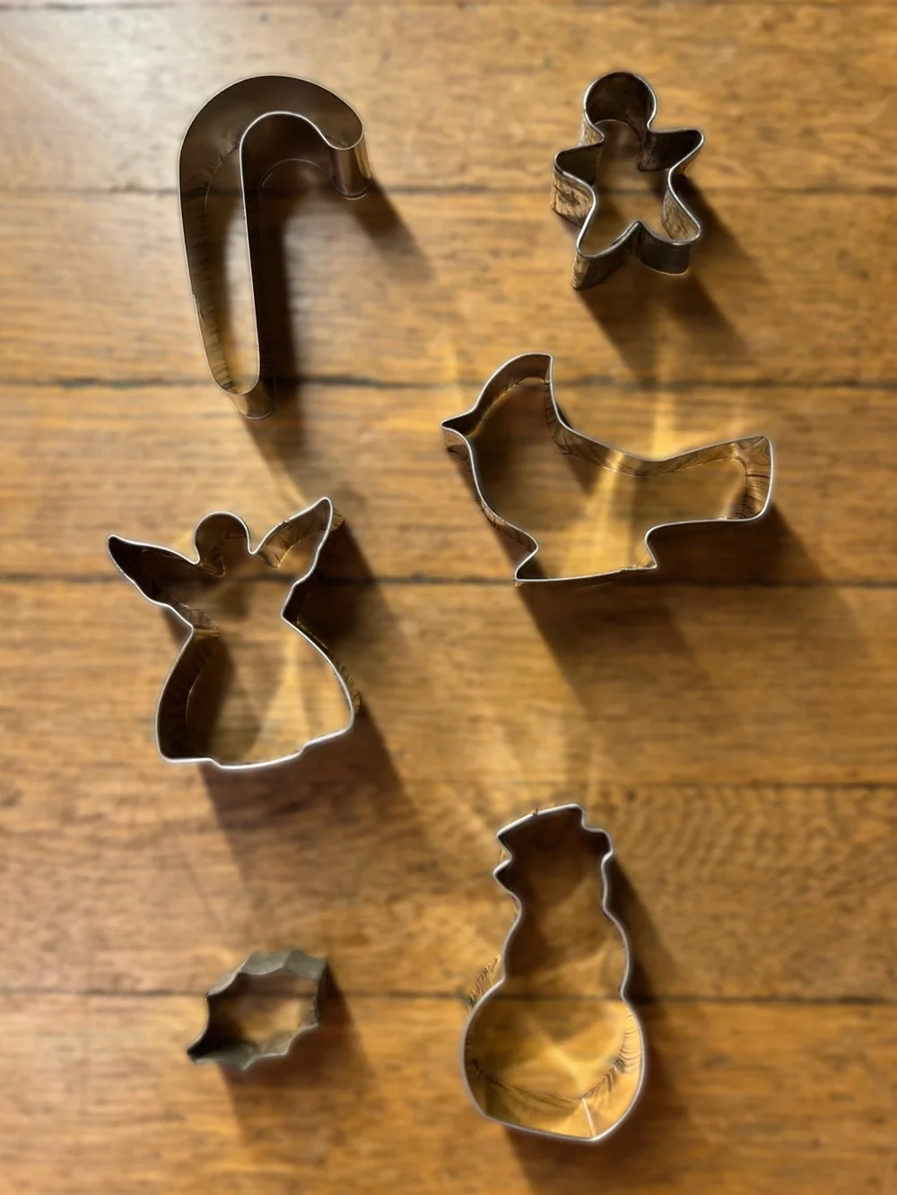 Stainless Steel Holiday Cookie Cutter Set - Silver